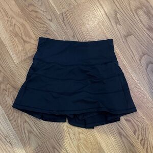 Elegant Black Women's Skorts
